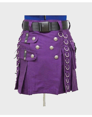 MINI MEHROON KILT FOR GIRLS