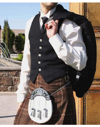 PRINCE CHARLIE BEST QUALITY UNIQUE JACKET KILT OUTFIT