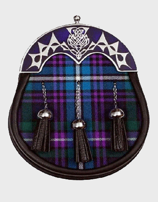 NEW PRIDE OF SCOTLAND FULL DRESS TARTAN SPORRAN