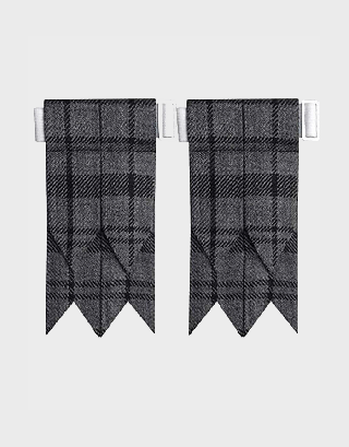 NEW GREY WATCH TARTAN KILT FLASHES 