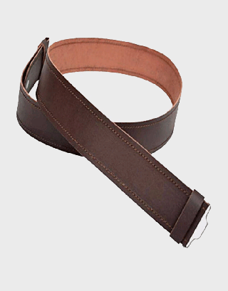 MEN'S GENUINE LEATHER PLAIN BROWN KILT BELT WITH CELTIC BUCKLE