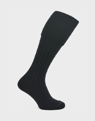 MEN'S BLACK KILT HOSE