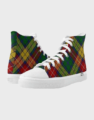 MEN'S CLAN BUCHANAN TARTAN FASHION SHOES