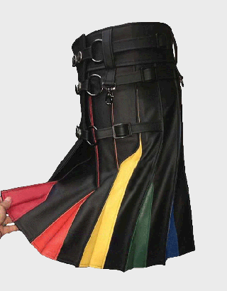 UNIQUE RAINBOW HYBRID UTILITY KILT FOR LADIES