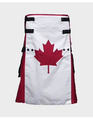 CANADIAN FLAG FASHION HYBRID MEN'S KILT