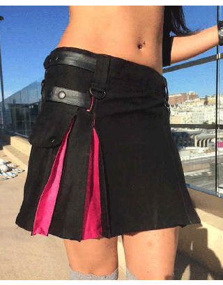 PINK HYBRID KILT FOR WOMENS