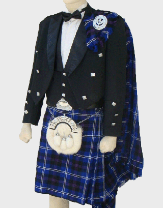 SCOTTISH PRINCE CHARLIE KILT UNIQUE OUTFIT PACKAGE