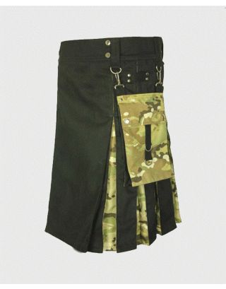 MEN'S STYLISH CAMOUFLAGE TACTICAL KILT