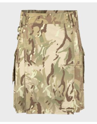 Desert Camo Tactical Kilt For Men