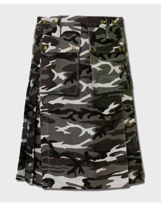 Urban Camo Tactical Kilt For Men