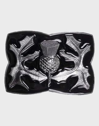 Celtic Chrome Kilt Buckle
