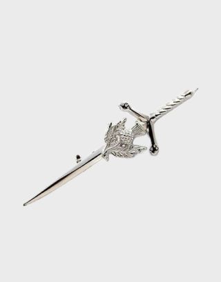 Claymore Silver Kilt Pin